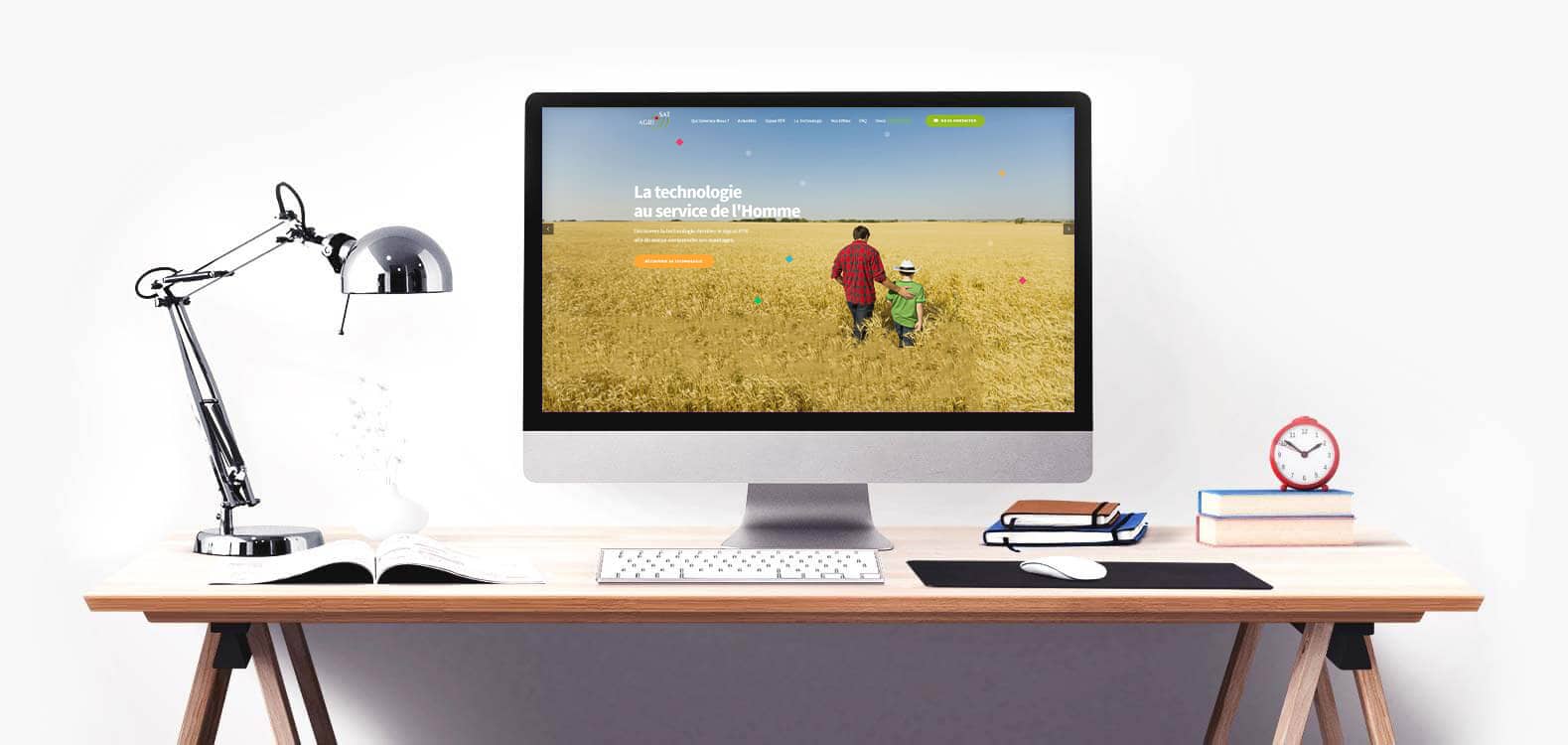 reseau-agrisat-ordinateur AgriSat, site internet